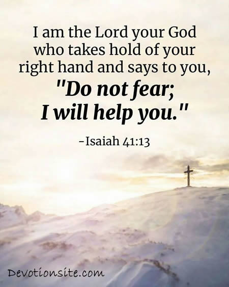 Daily Bible Verse:- Isaiah 41:13